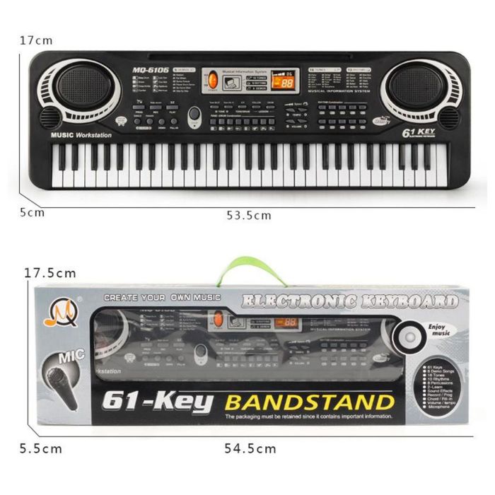 Piano 61 Key Avec Micro