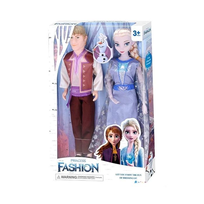 2 Poupées Frozen Elsa et Kristoff