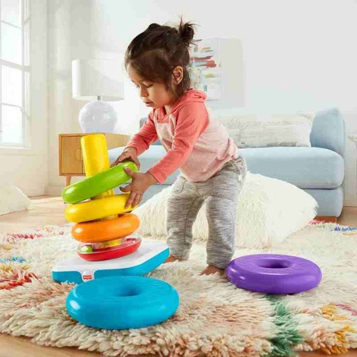 Fisher-Price Giant Rock A Stack, anneaux colorés