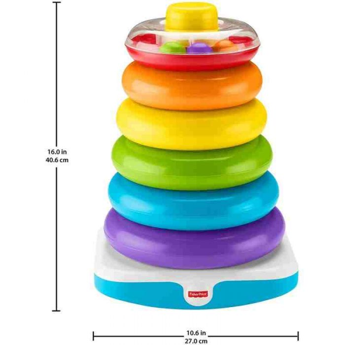 Fisher-Price Giant Rock A Stack, anneaux colorés