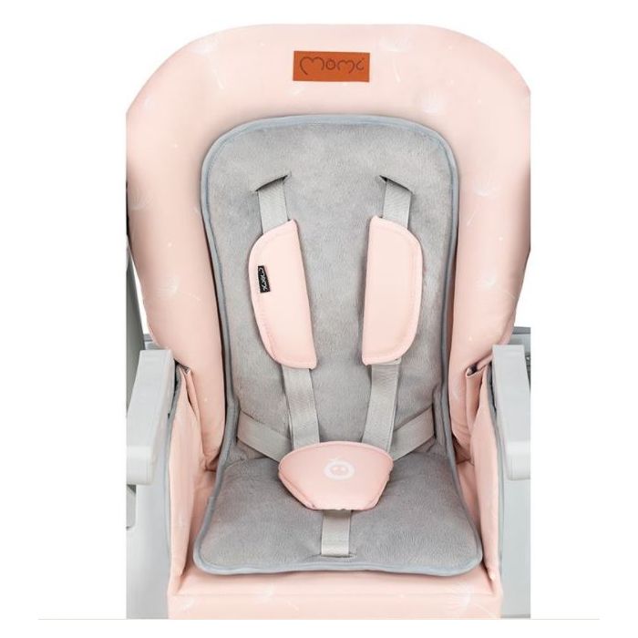 MoMi Chaise Haute Bébé Rose