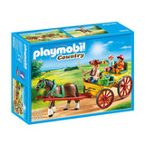 Calèche avec attelage Playmobil country