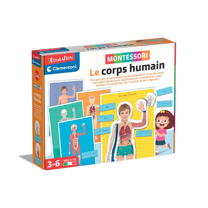 Le Corps Humain Montessori Clementoni