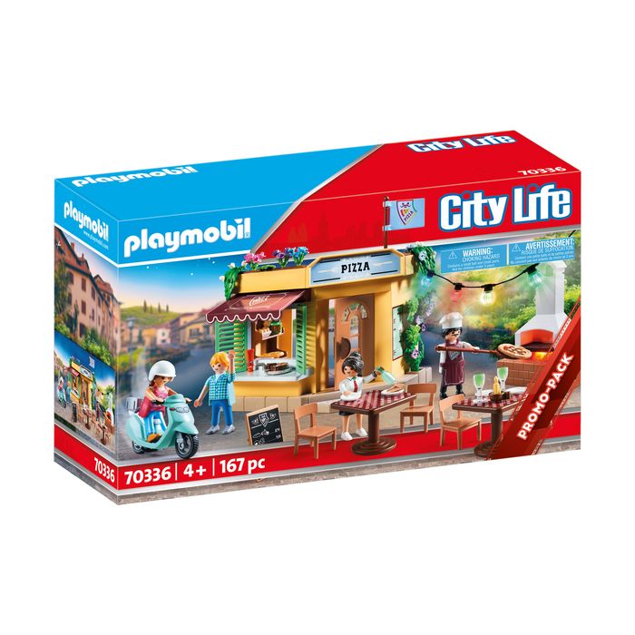 Playmobil City Life Pizzeria avec terrasse