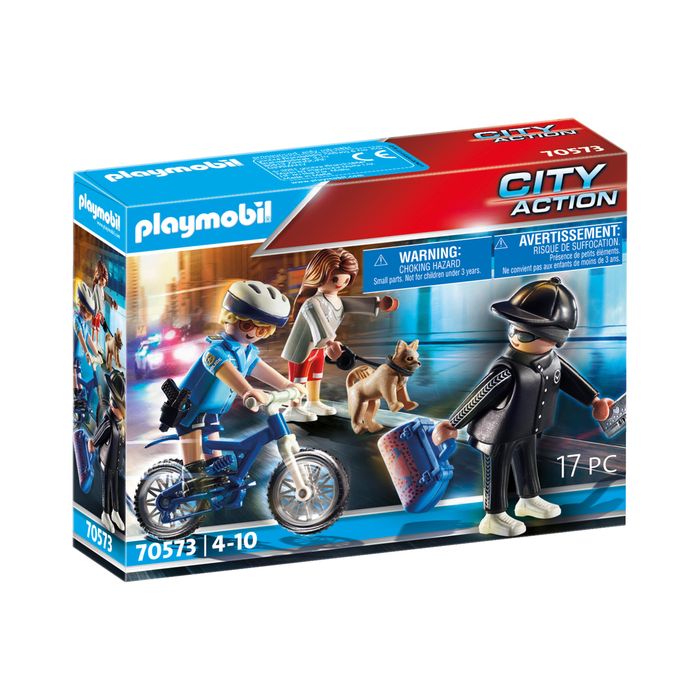 POLICIÈRE ET VOLEUR PLAYMOBIL CITY ACTION