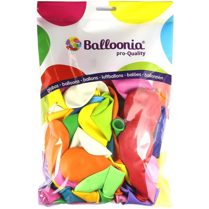 8 BALLONS POINT MUTICOLOR