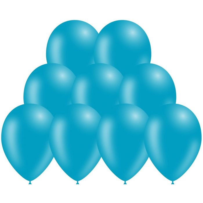 Sachet 100 Ballons Turquoise