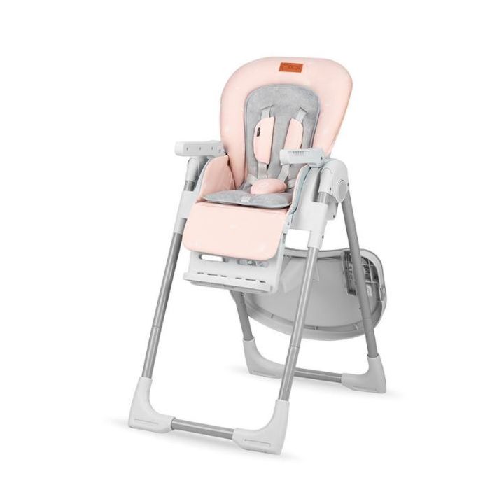 MoMi Chaise Haute Bébé Rose