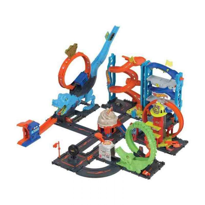 Circuit l'Attaque du T-Rex Hot Wheels