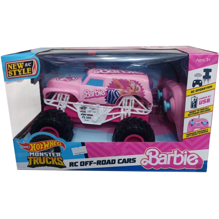 Hotwheel - Voiture Barbie Monster R/C