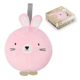 MoMi Peluche musicale Lulu Lapin Rose