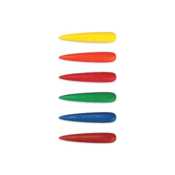 Faber-Castell Kindergarten Grip Crayon Set – Lot de 6