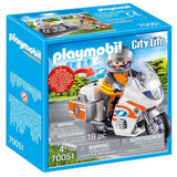 Playmobil City Life Urgentiste et moto