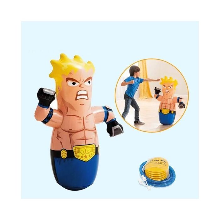 Toyshine Sac gonflable Hit Me Bop Jouet de boxe pour enfants