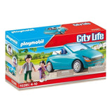 Playmobil Famille avec voiture, multicolore