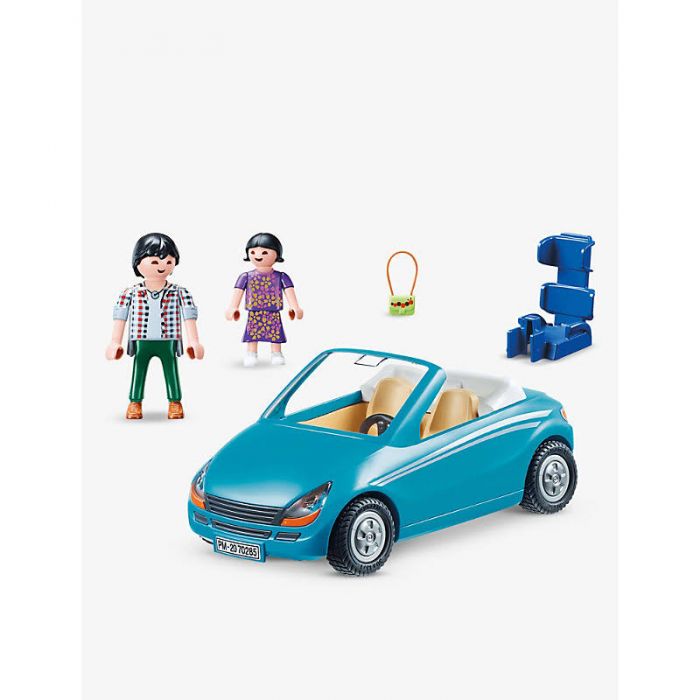 Playmobil Famille avec voiture, multicolore