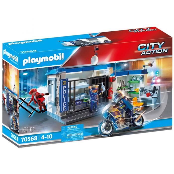 Playmobil City Action Le poste de police et cambrioleur