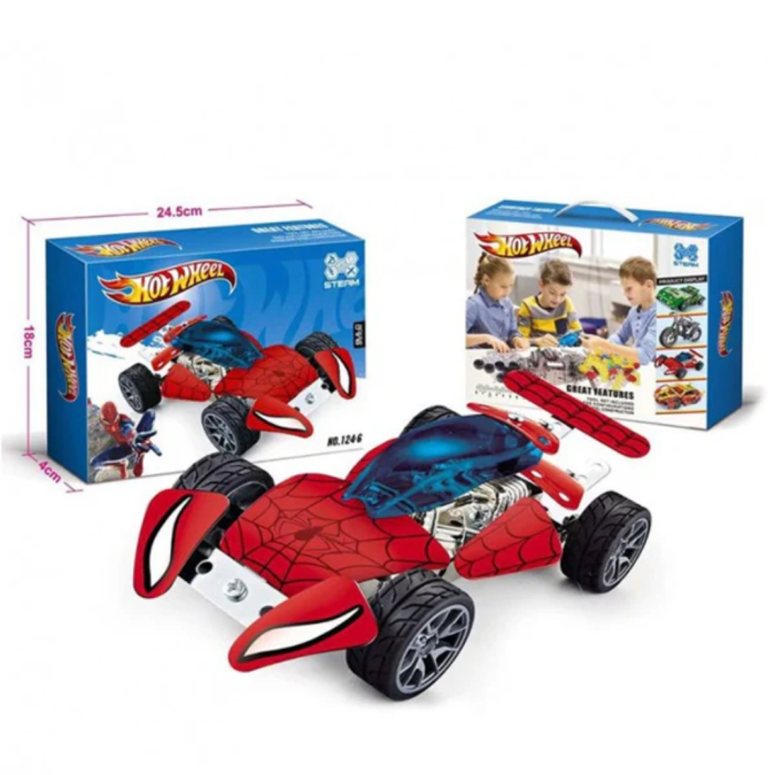 Jeu de Construction Spiderman - hotwheel