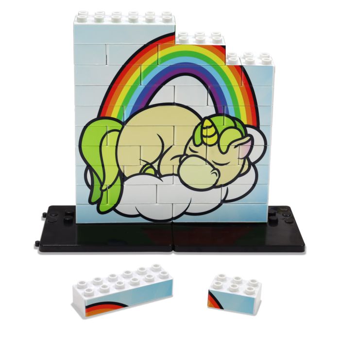 Puzzle Up Licorne arc-en-ciel 32 pièces