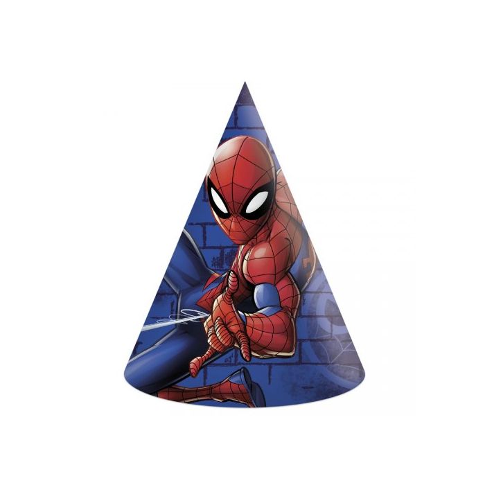 6 CHAPEAUX SPIDERMAN