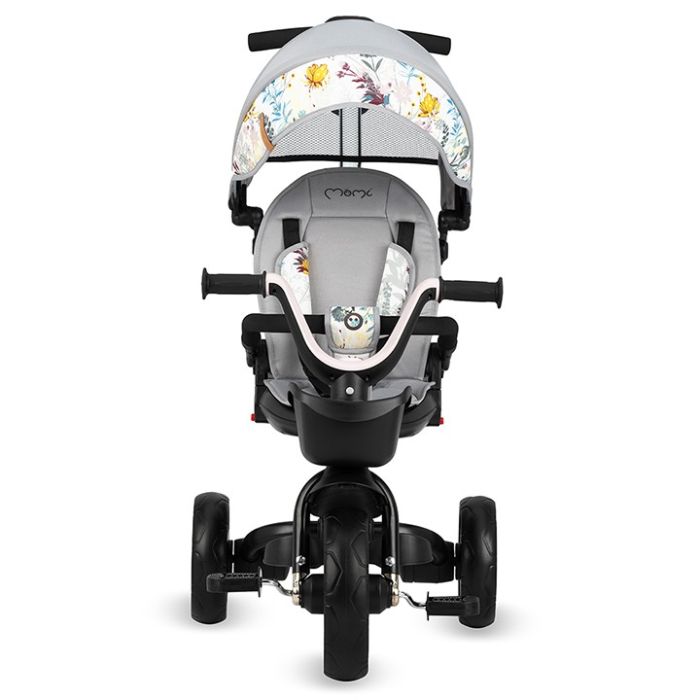 MoMi Tricycle Invidia 360 ° Gris Rose