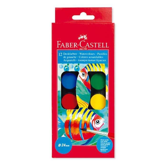 Coffret Aquarelle X 12 Unités - Faber Castell