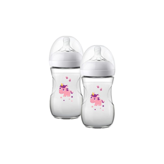 Philips AVENT Biberon Naturel 260ml +1m Unicorn