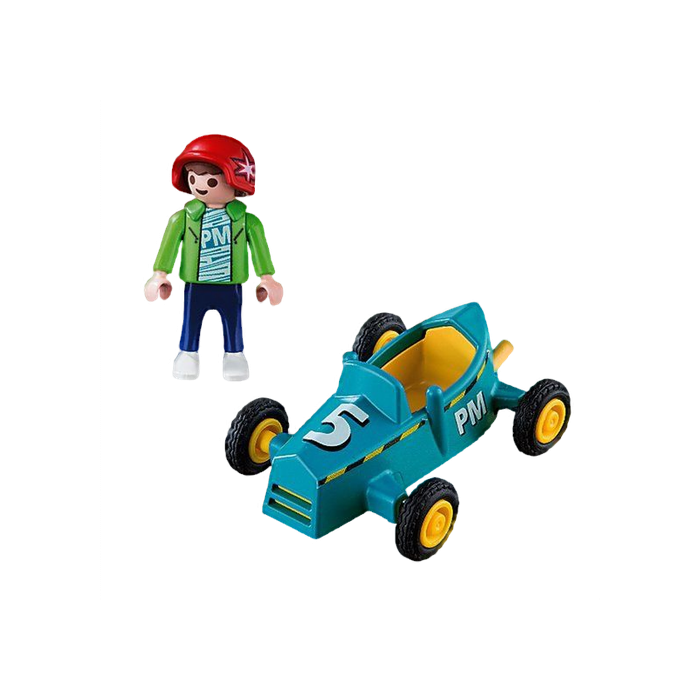 Enfant avec kart Playmobil