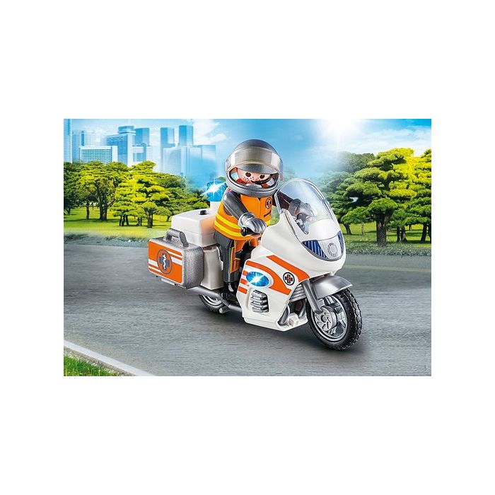 Playmobil City Life Urgentiste et moto