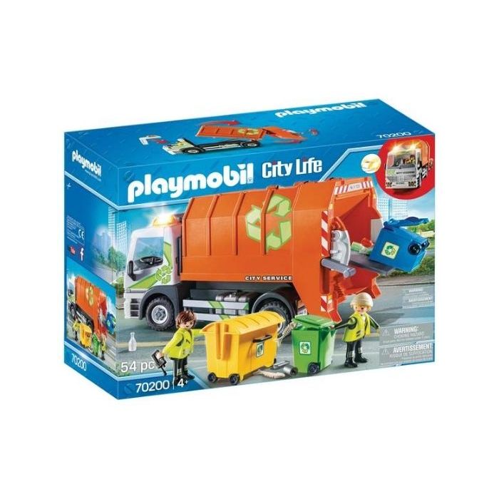 CAMION DE RECYCLAGE DES ORDURES PLAYMOBIL