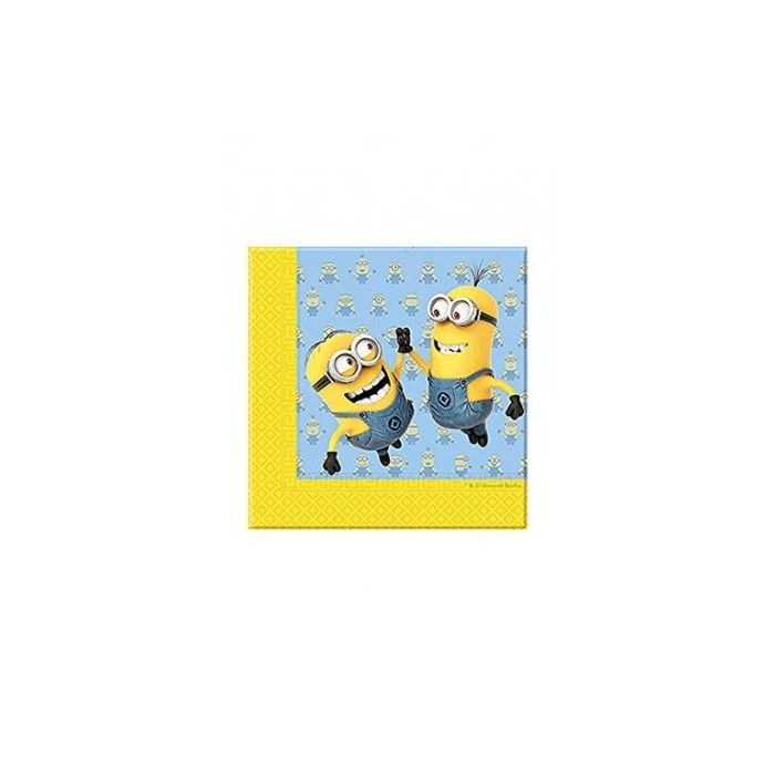 20 serviettes "Minions"