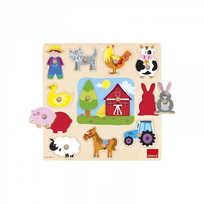 Puzzle Silhouettes Ferme