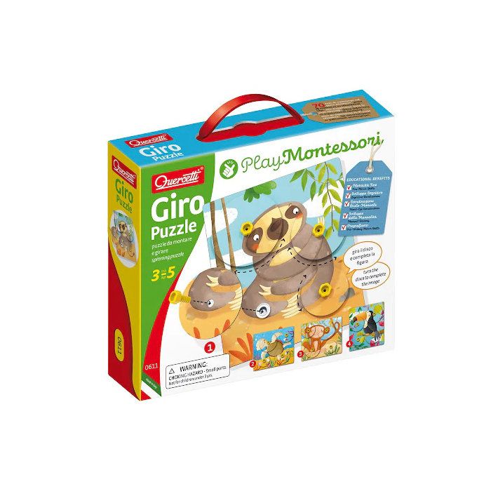 Giro Puzzle Puzzles à monter et tourner Play Montessori