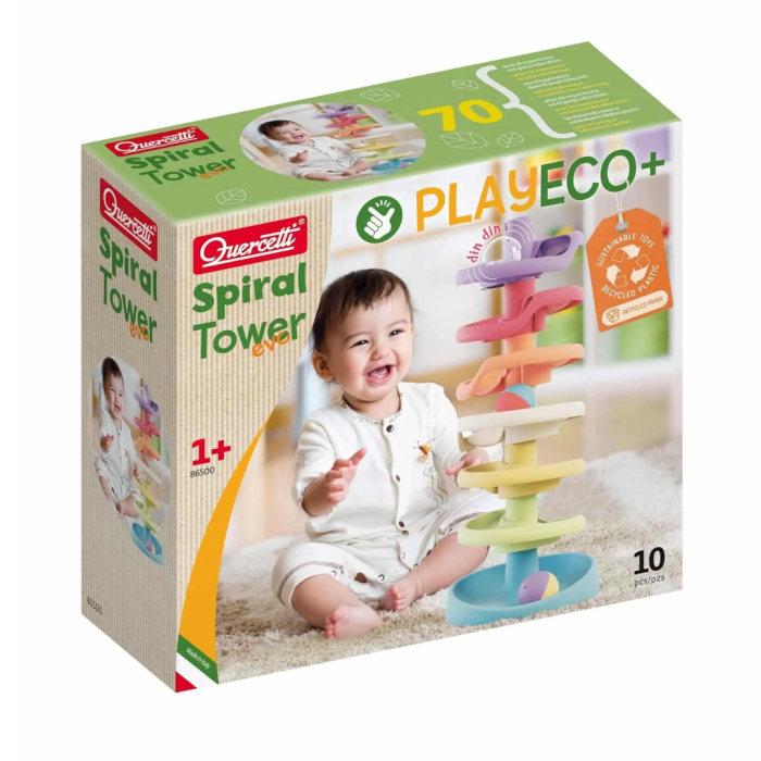 Quercetti Spiral Tower Evo Play Bio 12m+