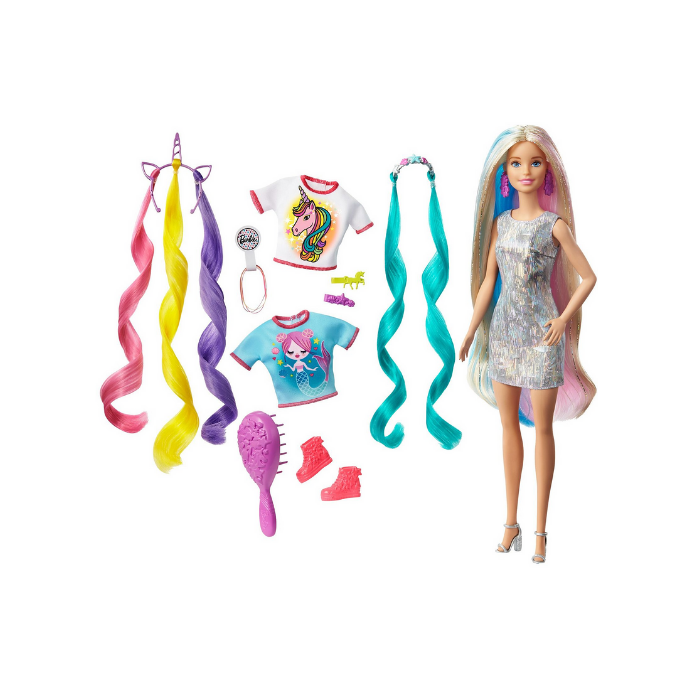 Mattel Poupée Barbie cheveux fantastiques