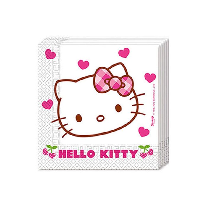 20 serviettes Hello kitty