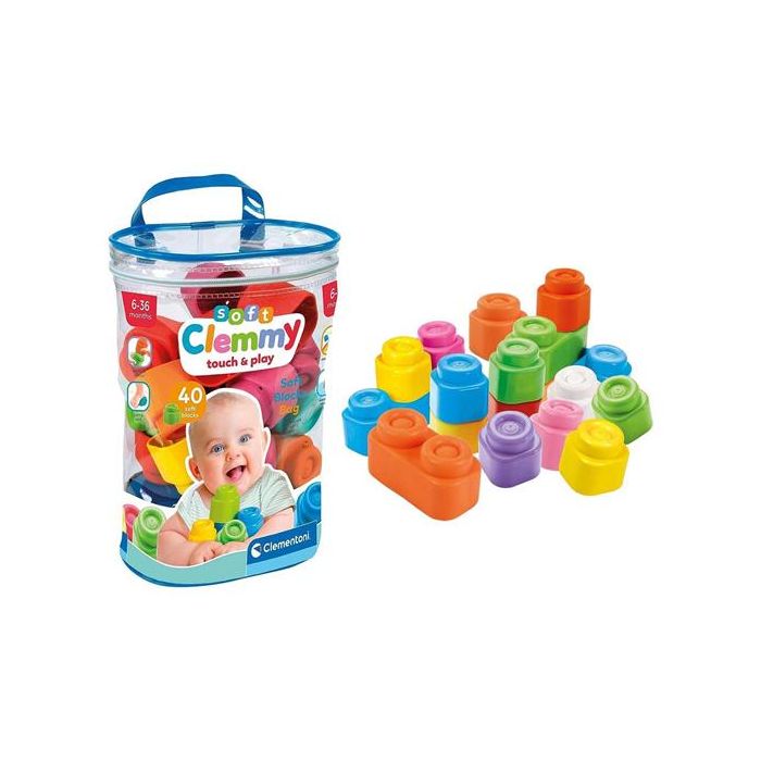 Blocs Clemmy Souples 40 Blocs - Clementoni