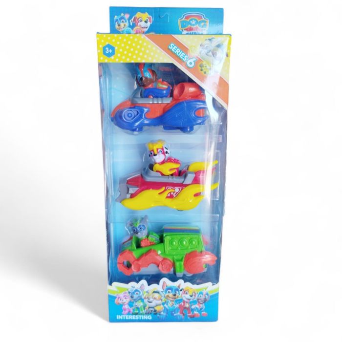 Paw Patrol Set X 3 Mini Voiture