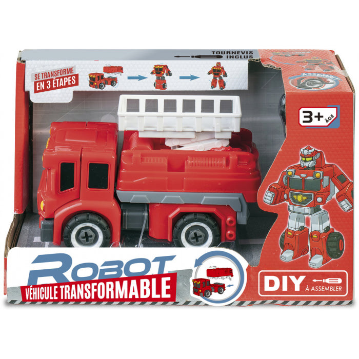 DIY ASSEMBLED DEFORMATION FIRE TRUCK