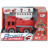 DIY ASSEMBLED DEFORMATION FIRE TRUCK